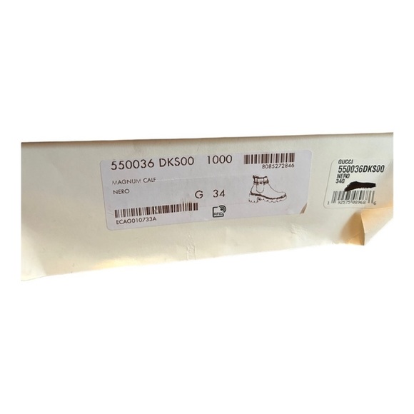 Gucci Leather Ankle Boot Crystal Belt - Picture 13 of 16